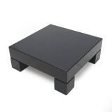 Black lacquered square table, 1970s