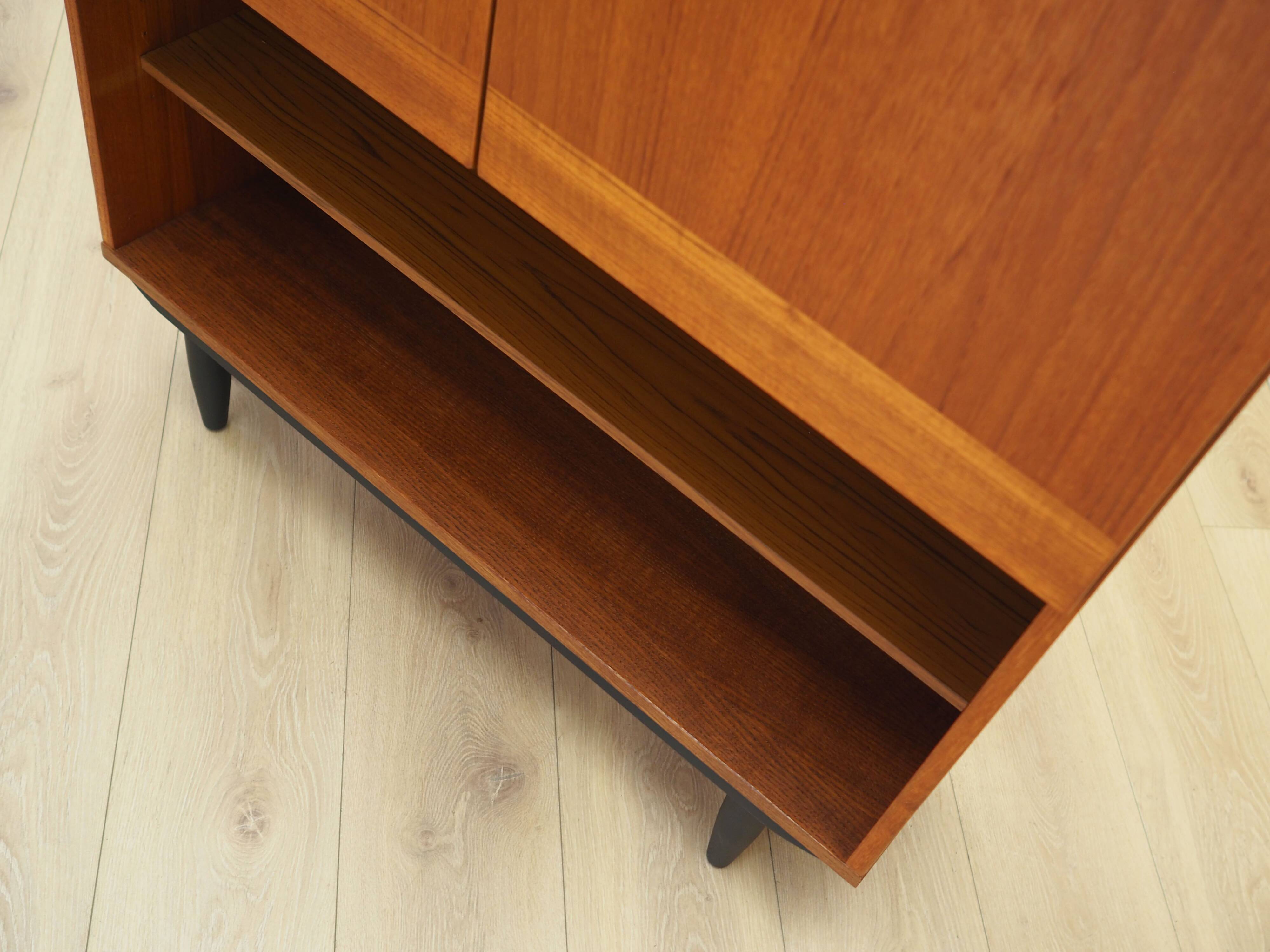 Teak bookcase, Danish design, 1970s, produced in Denmark