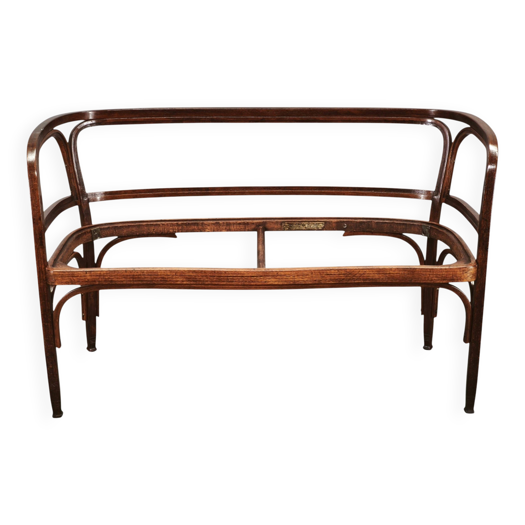 Gustav Siegel Model 715/C Settee for Jacob & Josef Kohn, circa 1901