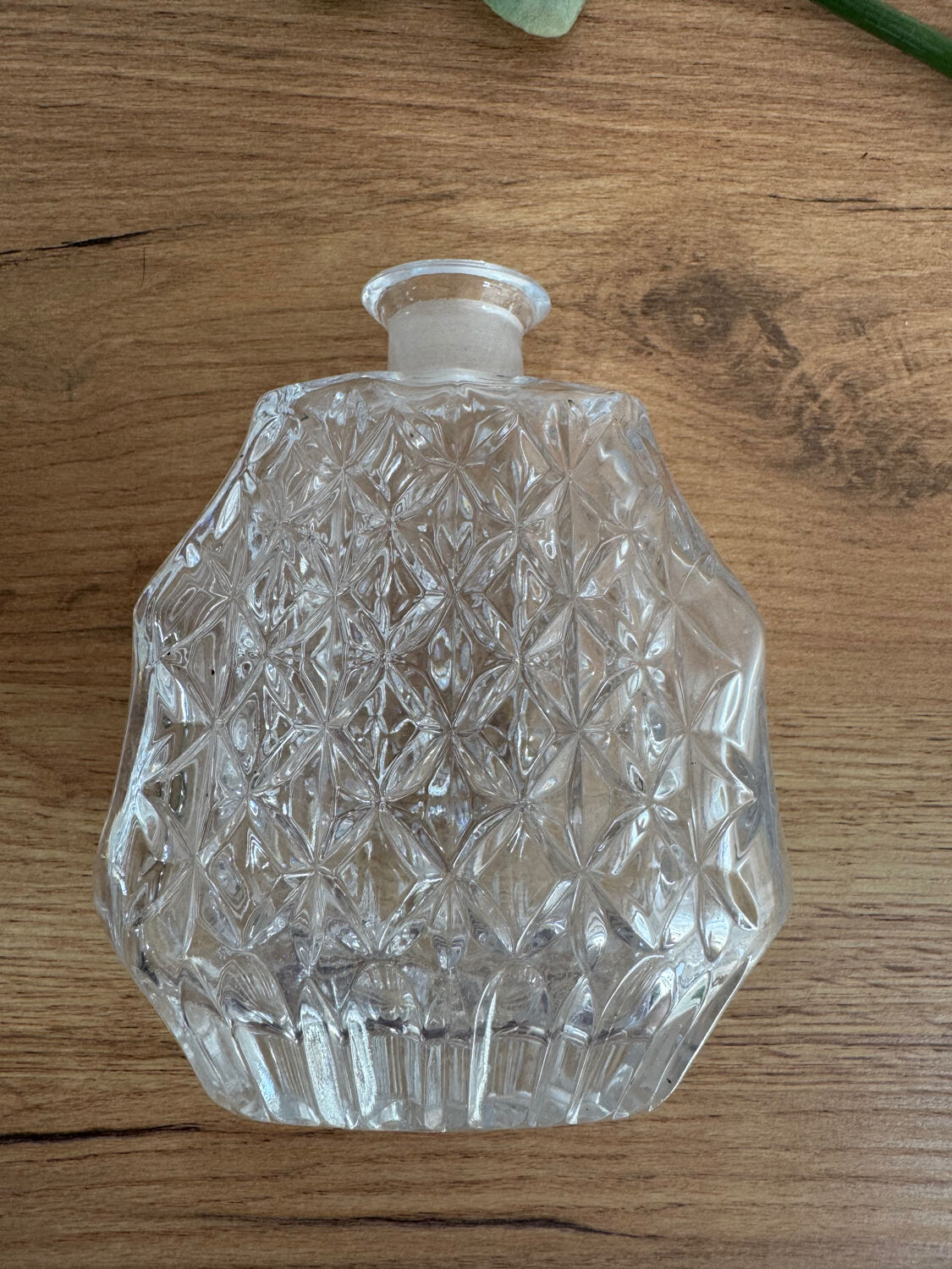 Antique crystal carafe