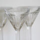 Set of 8 wine glasses bistrot old art of the table vintage