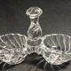 Baccarat crystal salt cellar, bamboo model, early 20th century