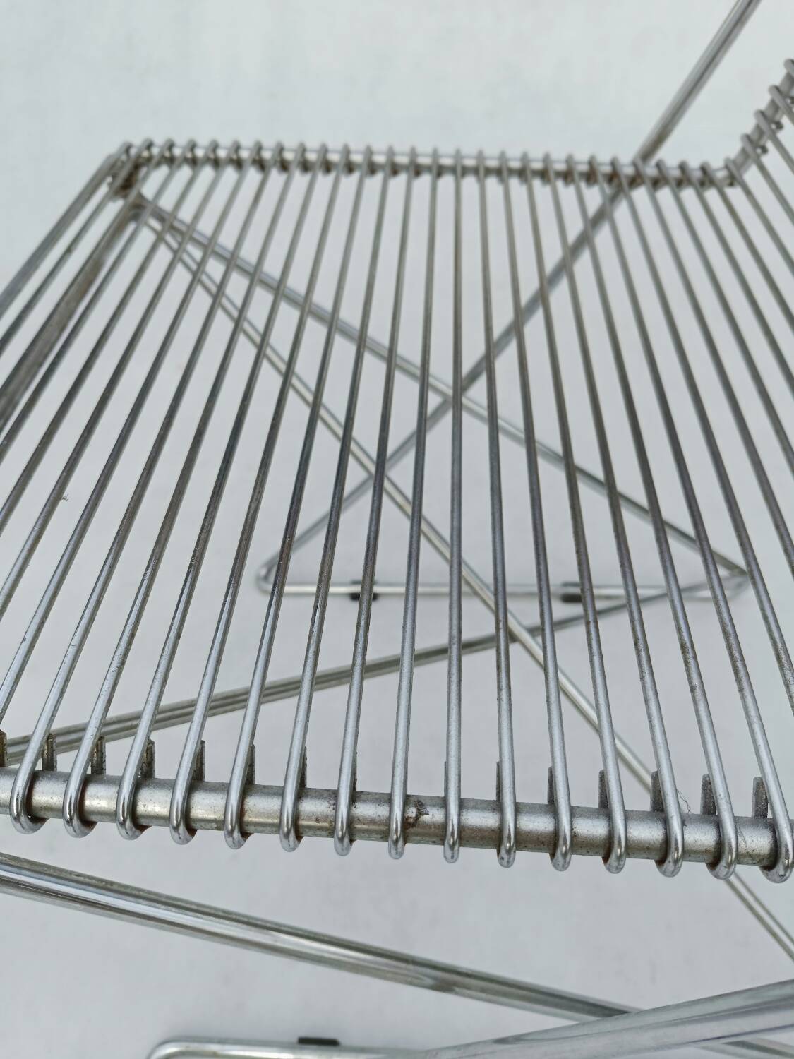 4 wire chairs by Till Behrens for Schlubach