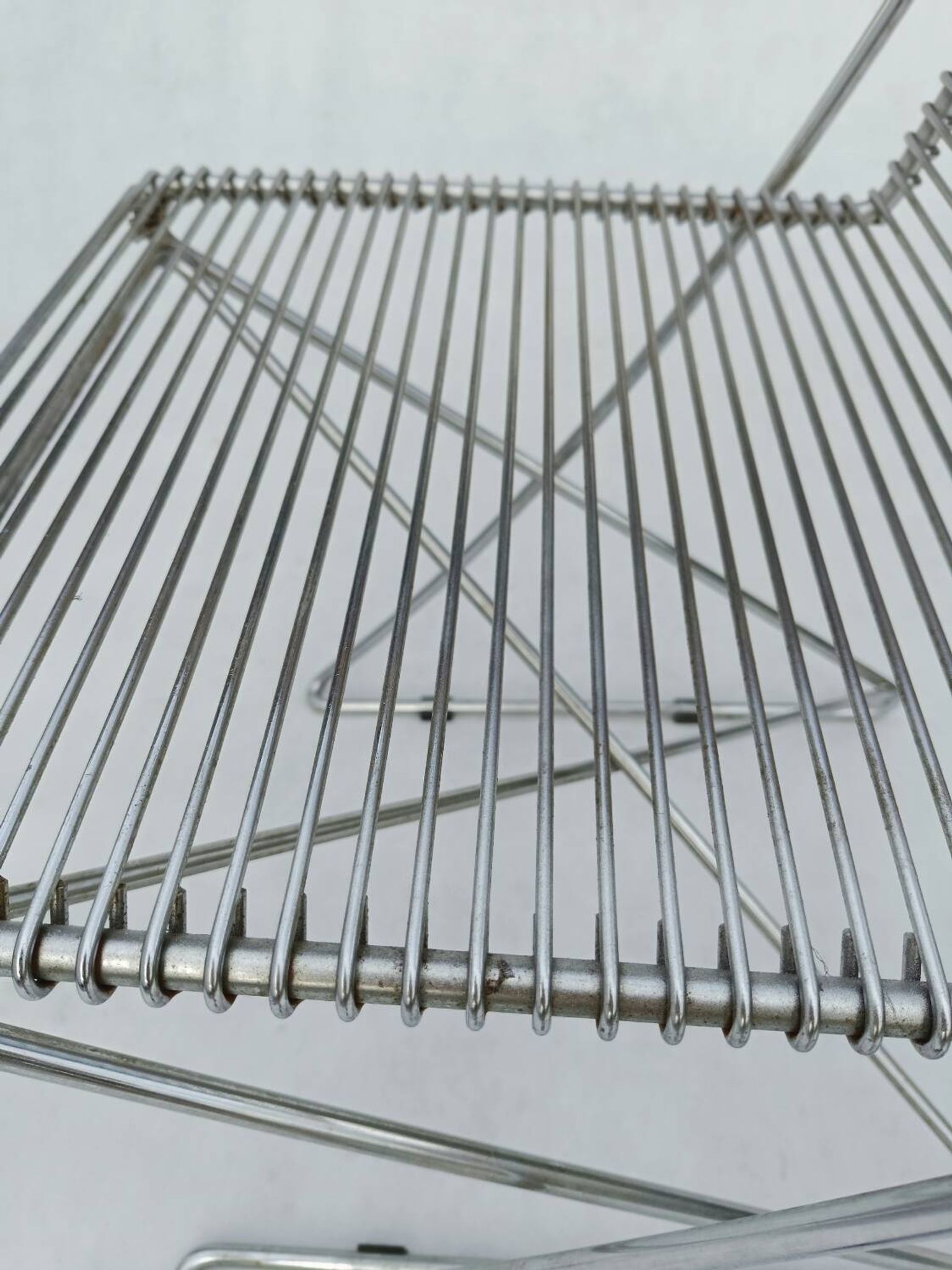 4 wire chairs by Till Behrens for Schlubach