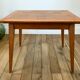 Table basse scandinave en bois années 50-60