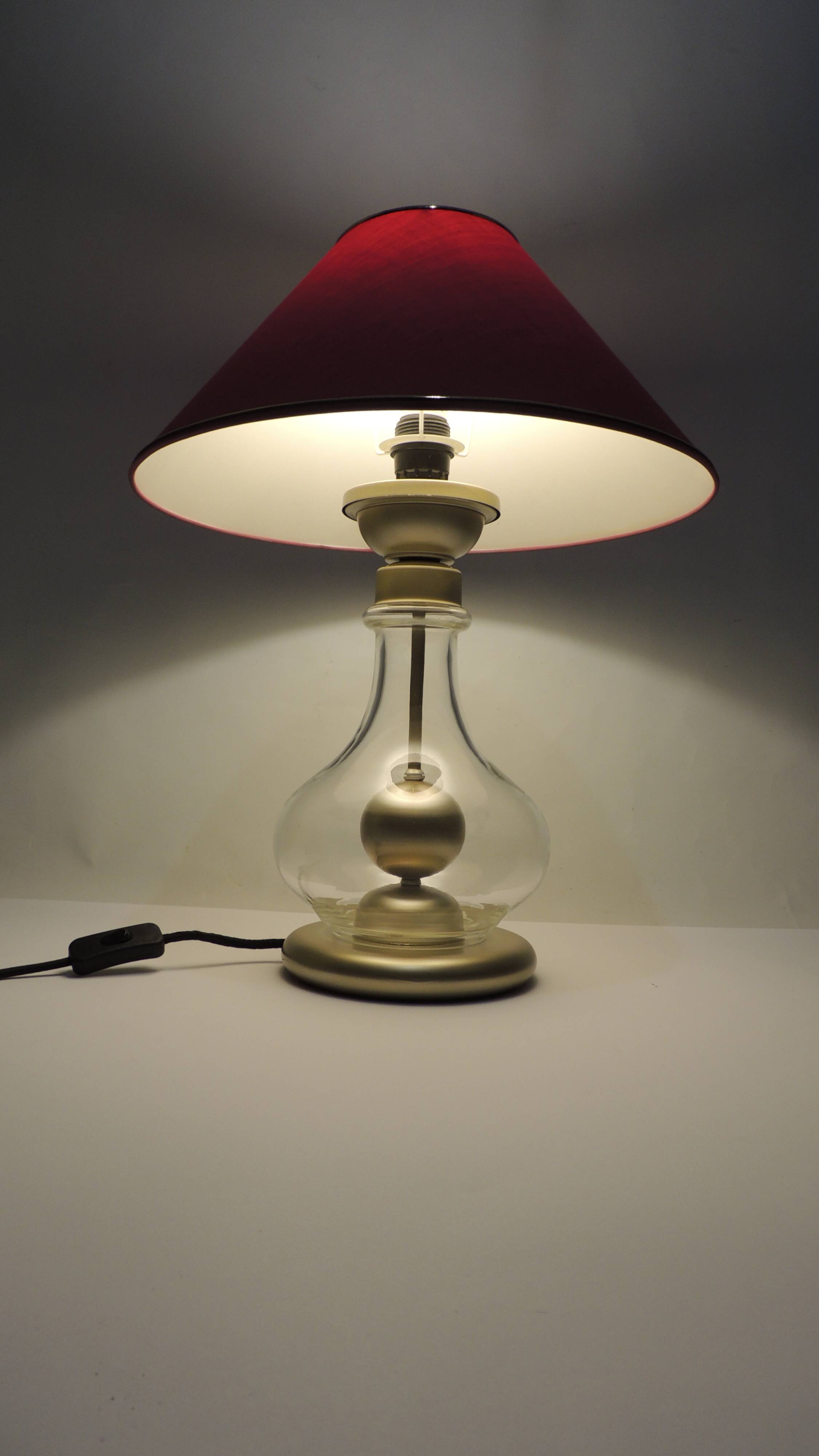 German table lamp attributed to Richard Essig, 1970s