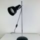 Lampe de bureau spot noir et chrome, années 60, réglable
