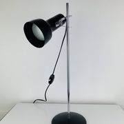 Lampe de bureau spot noir et chrome, années 60, réglable