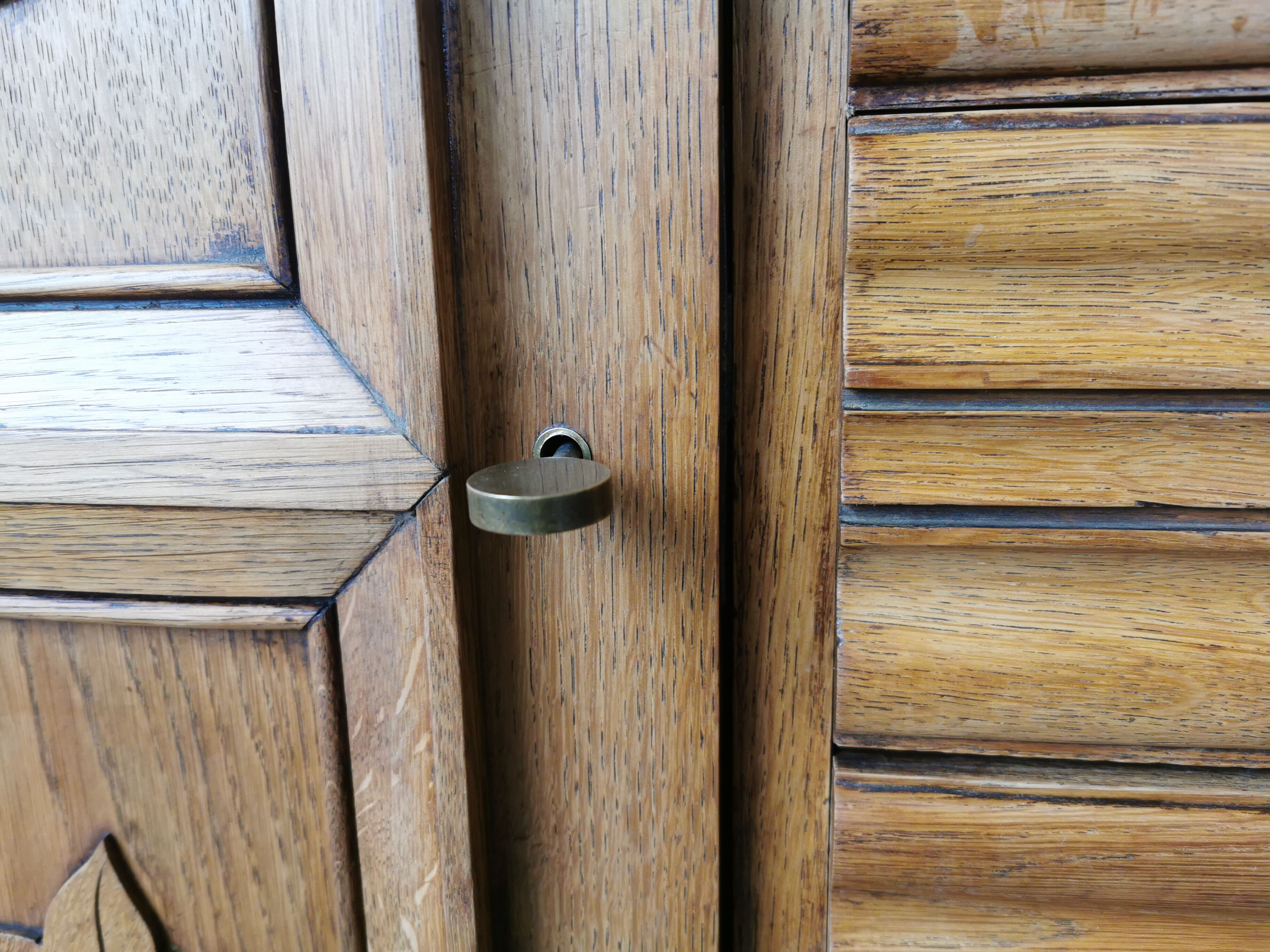 Solid oak sideboard from the 40s