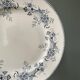 Large round dish 1900 “Réaumur” earthenware from Lunéville