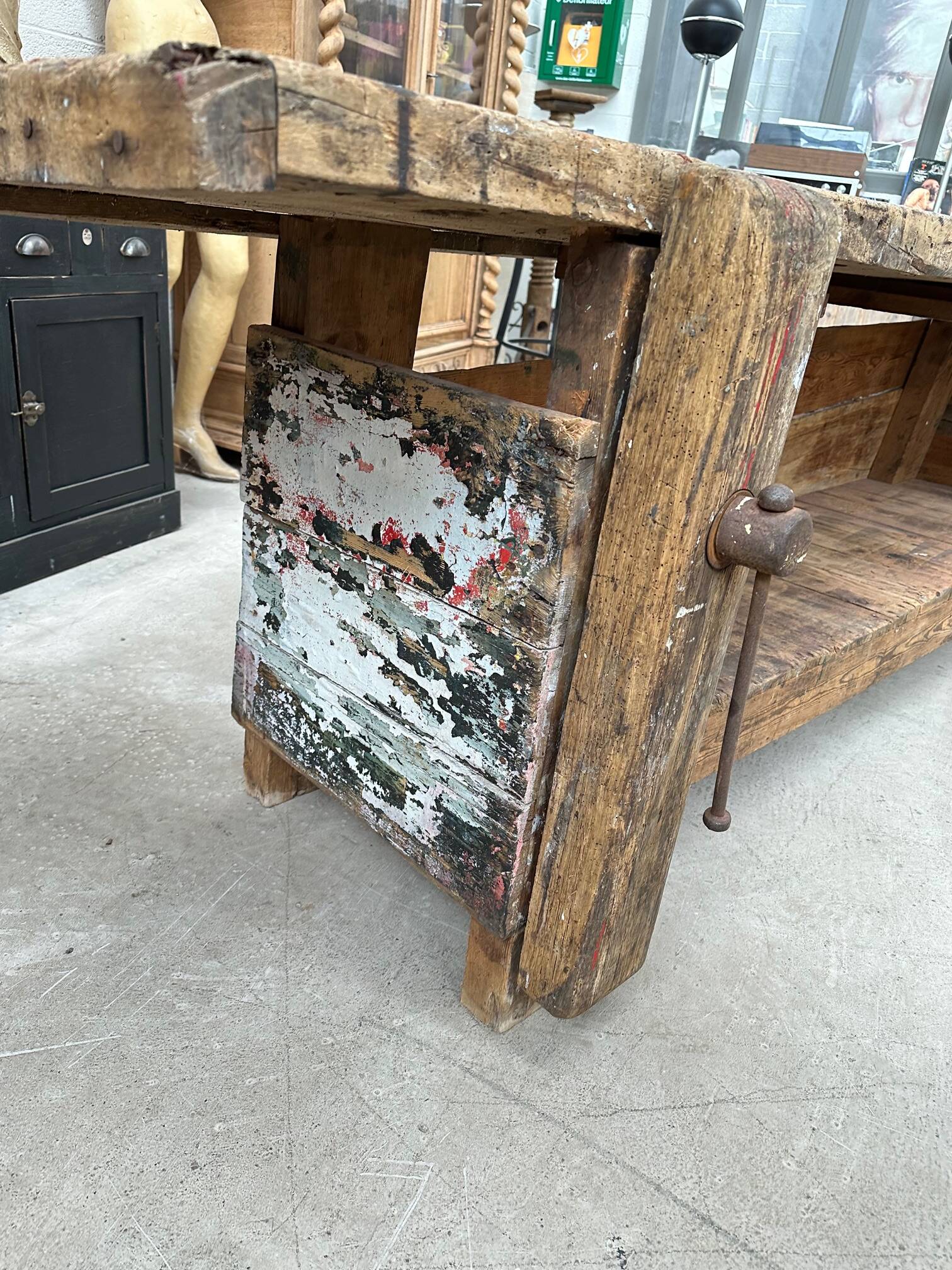 Artist's workbench, early 20th century