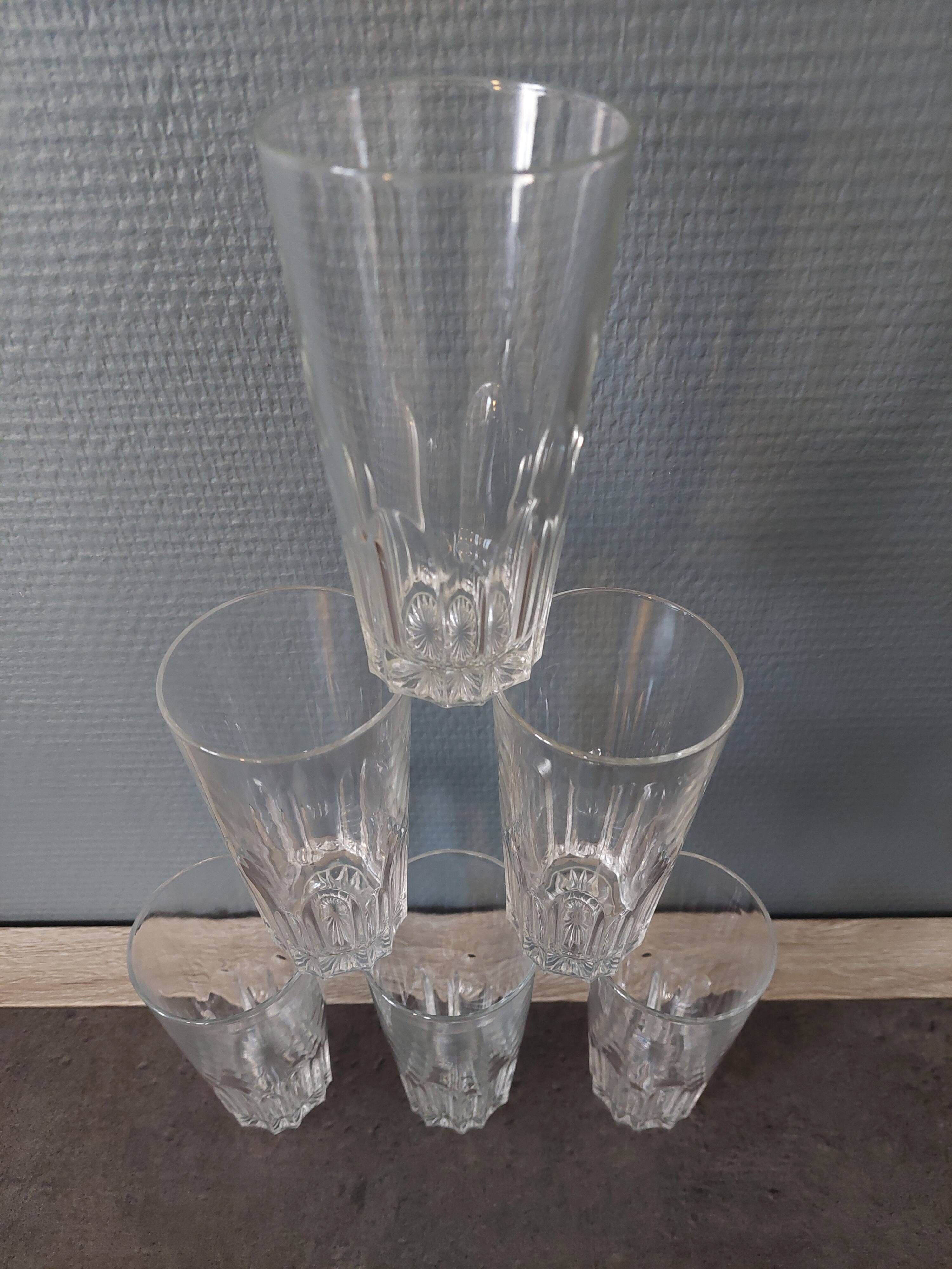 6 glasses