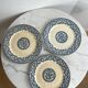 Set of 3 Gien Garlands & Foliage ironstone plates