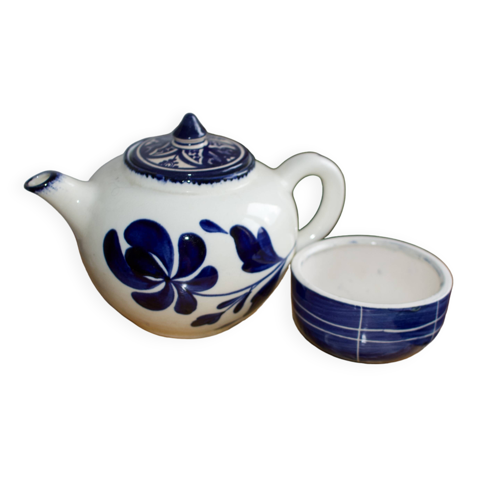 Vintage teapot salins les bains E. Charbonnier