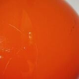 Vintage Orange and chrome lamp