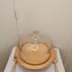 Wooden and glass cake display