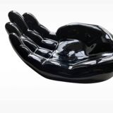 Black ceramic pocket tray