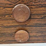 Seventies nightstands, wood from 1970