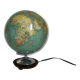 Vintage terrestrial globe 1965 German glass Columbus duo - 34 cm