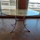 Large dining table in vintage marble 70'S Roche and Bobois