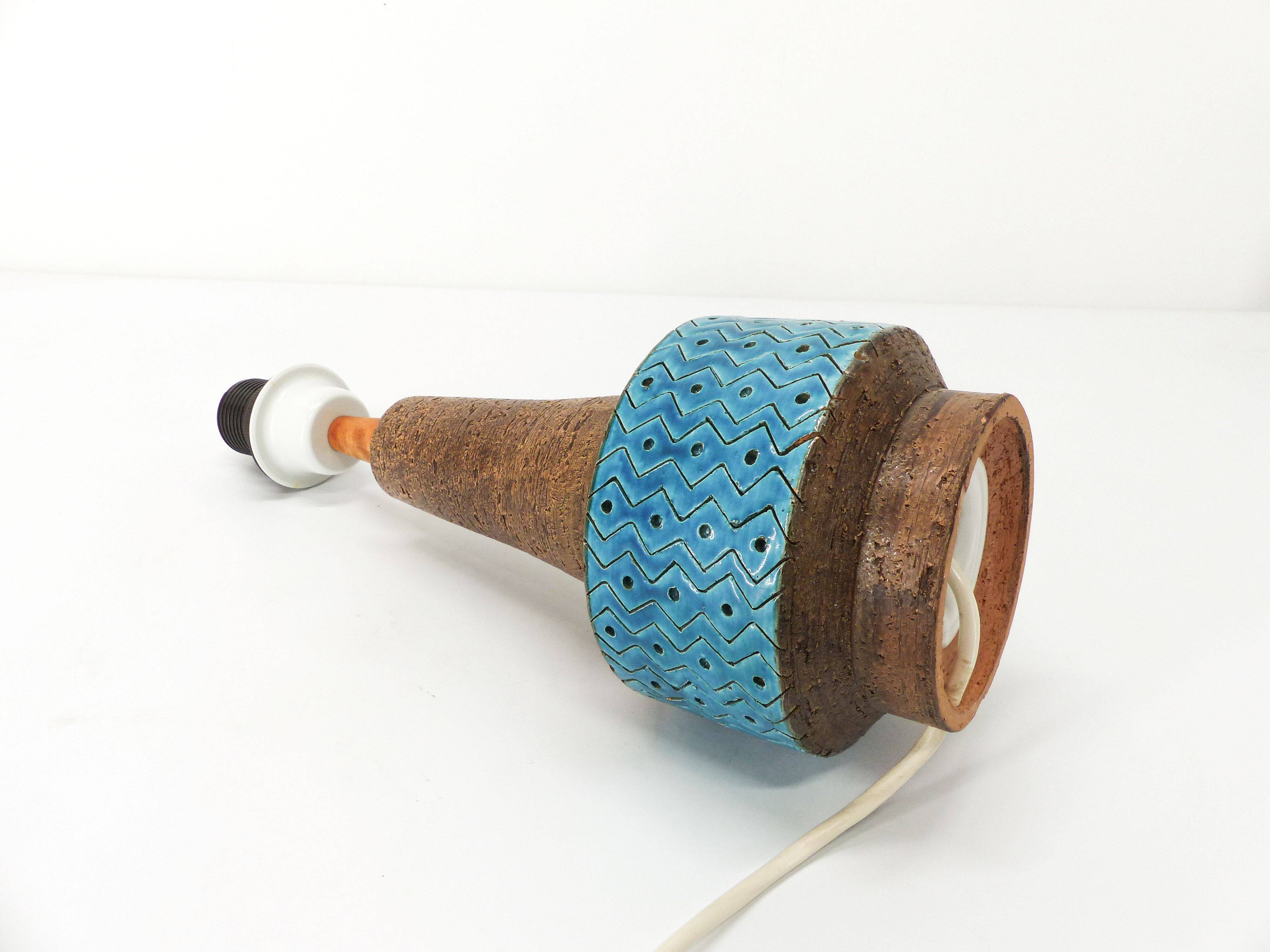 Lampe scandinave en céramique Asea 1960