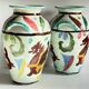 Vases vintage italy motif dragon