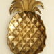 Vide poche vintage ananas en laiton