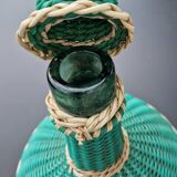 Large braided scoubidou bottle 1960