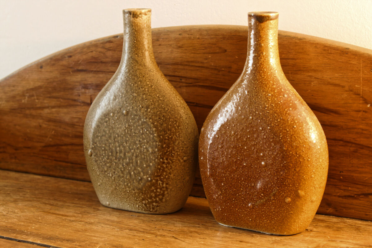Paire de vases gourde Marie Galante