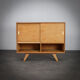 Jiři Jiroutek sideboard with sliding doors, Czechoslovakia, 1960s