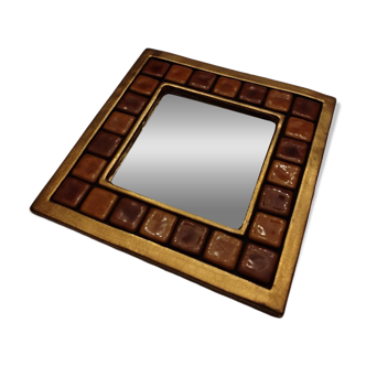 Ceramic mirror by Mithé Espelt