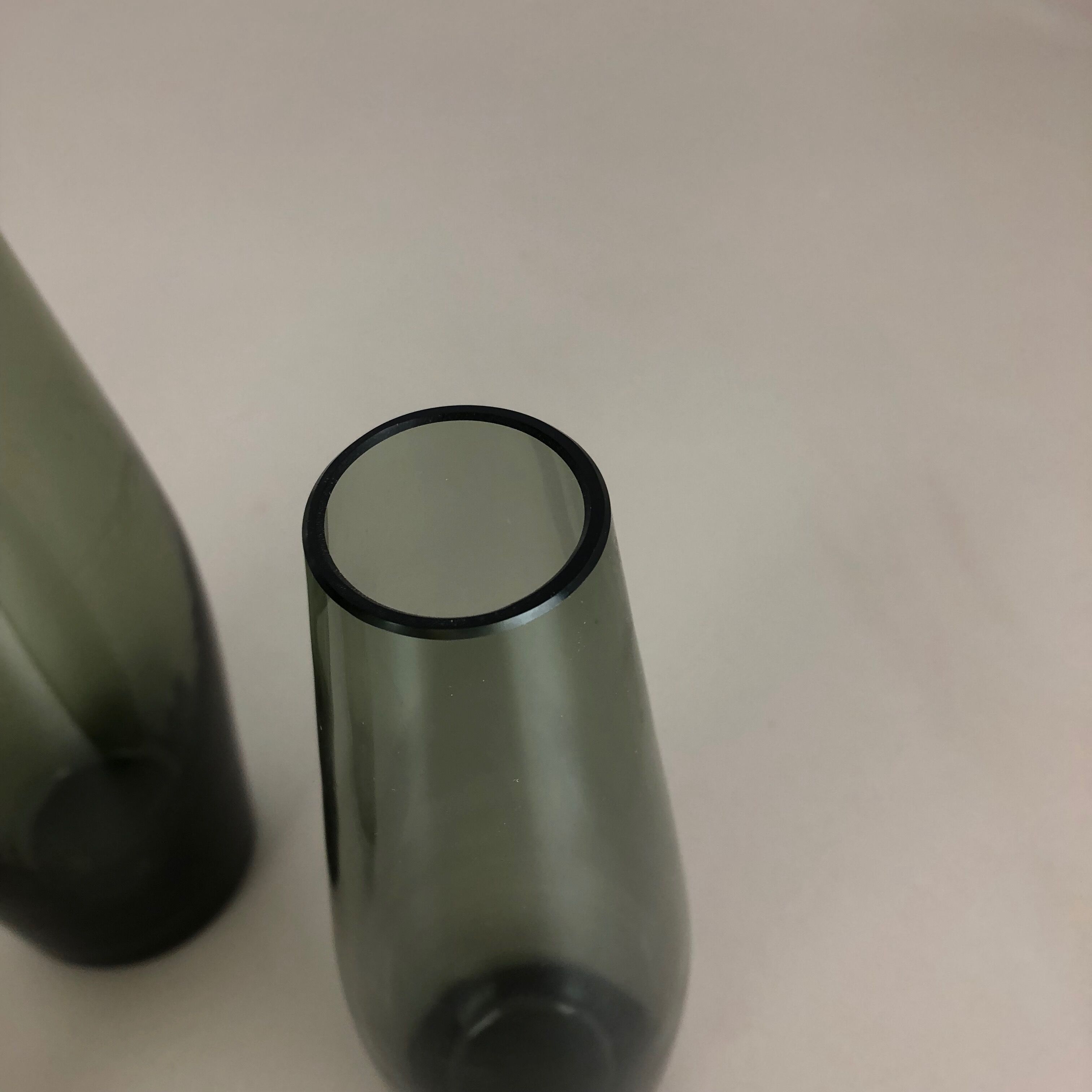 Vintage 1960s Set of Three Turmalin Vases by Wilhelm Wagenfeld for WMF, Germany