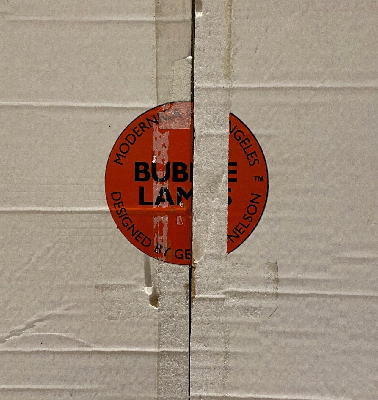 Crisscross Bubble pendant lamp by George Nelson