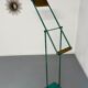 Postmodernist 1980s vintage metal halogen lamp