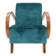 1950s Jindrich Halabala Restored Armchair, Czechoslovakia