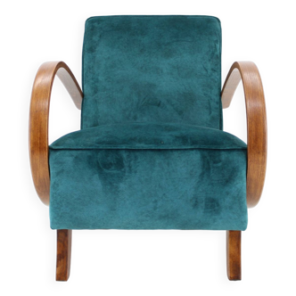 1950s Jindrich Halabala Restored Armchair, Czechoslovakia