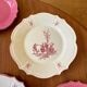 8 assiettes Niderviller, service "Délices des quatre saisons"