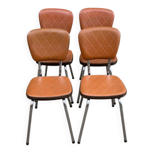 Lot de 4 chaises vintage