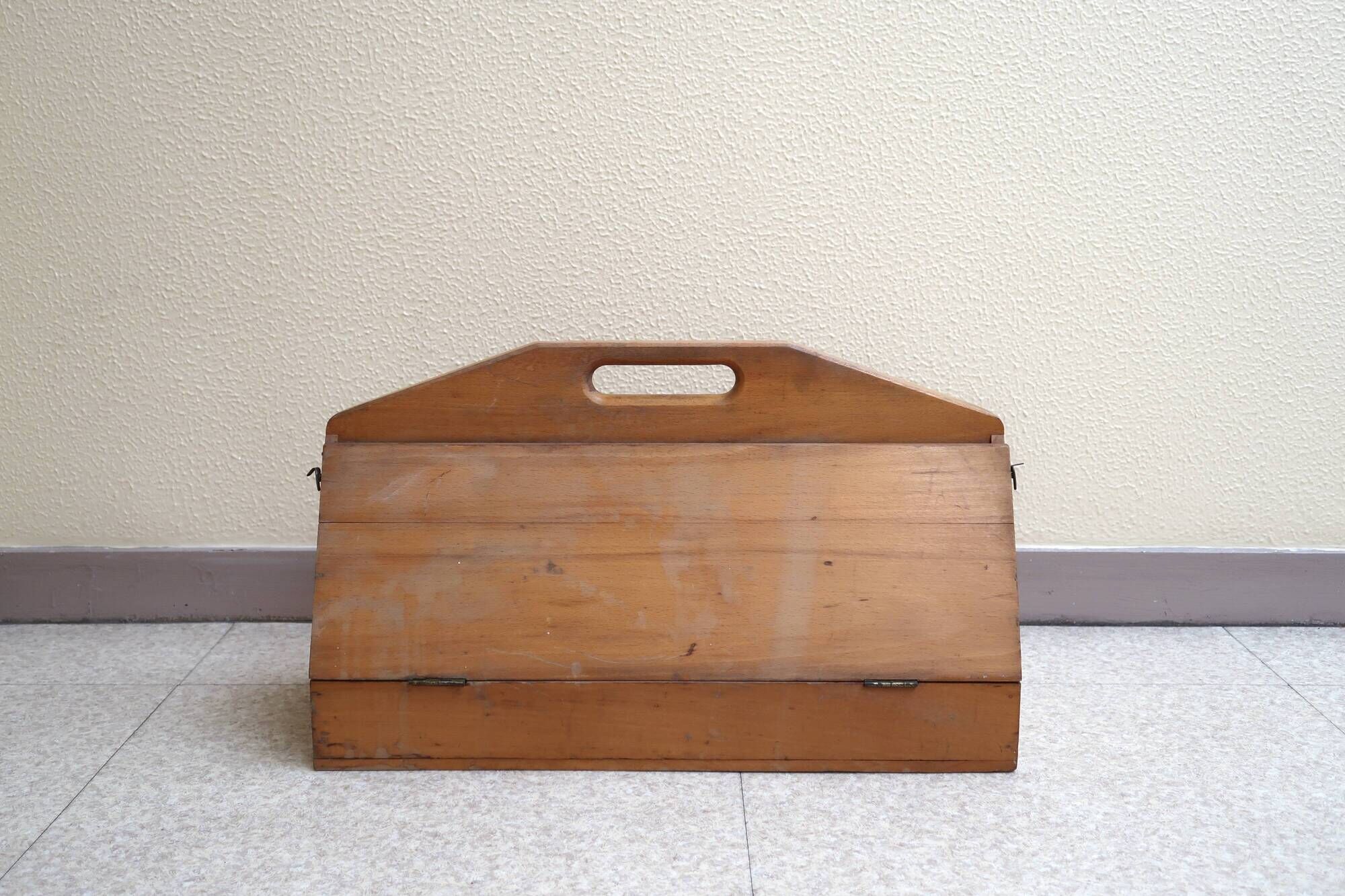 Peugeot Frères wooden toolbox, 50s