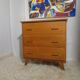 Commode vintage scandinave pieds compas année 60