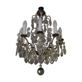 Grapevine chandelier with 10 arms of light