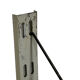 Vintage wall rack Pilastro Netherlands 1960s design