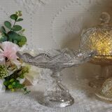 Old glass compotier
