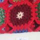 vintage crochet bed cover 180 x 125cm for a single bed red
