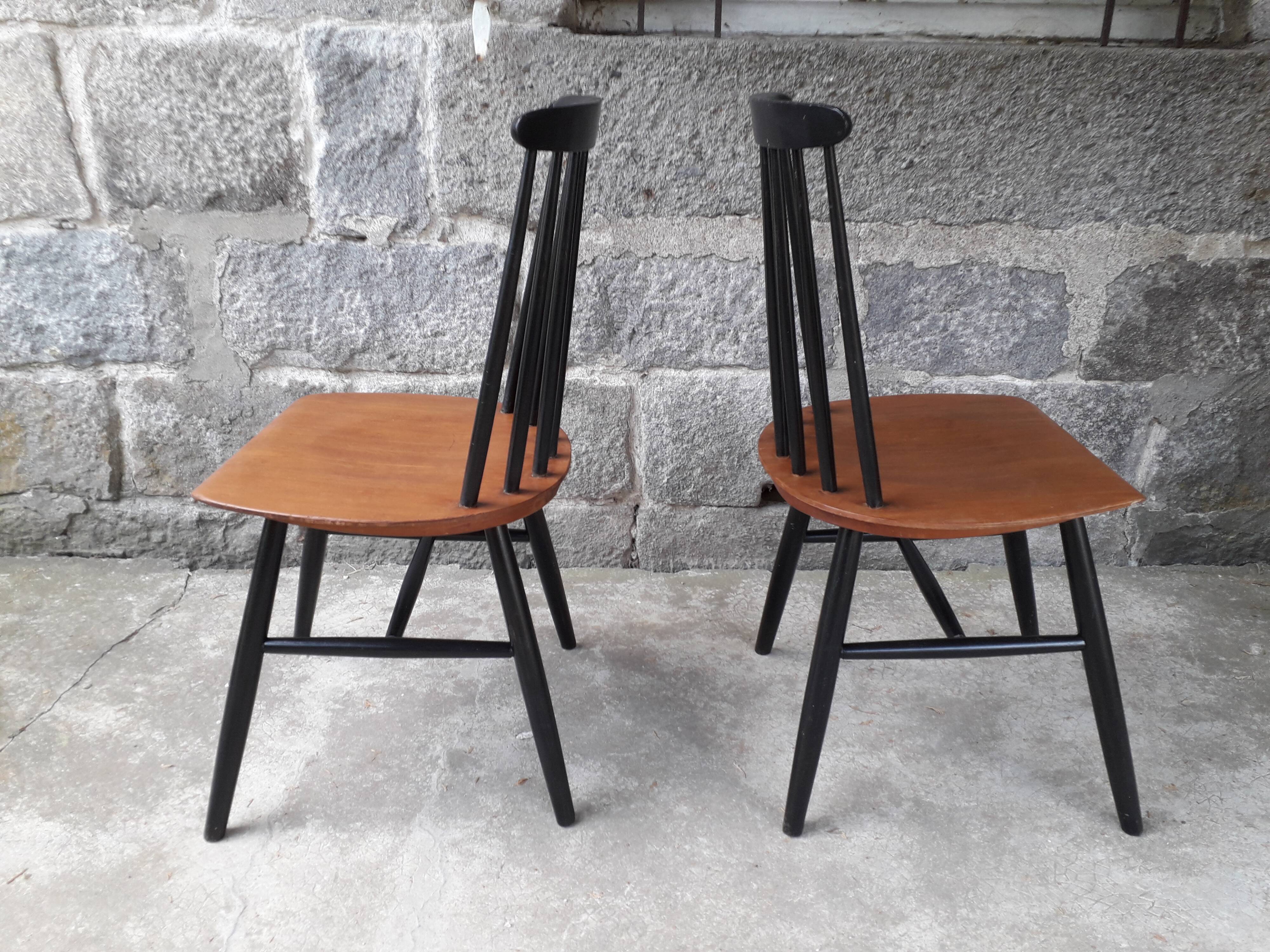 Pair of Fanett chairs by Ilmari Tapiovaara