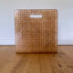 Lucite acrylique & tresse viennoise porte revues newspaper rack