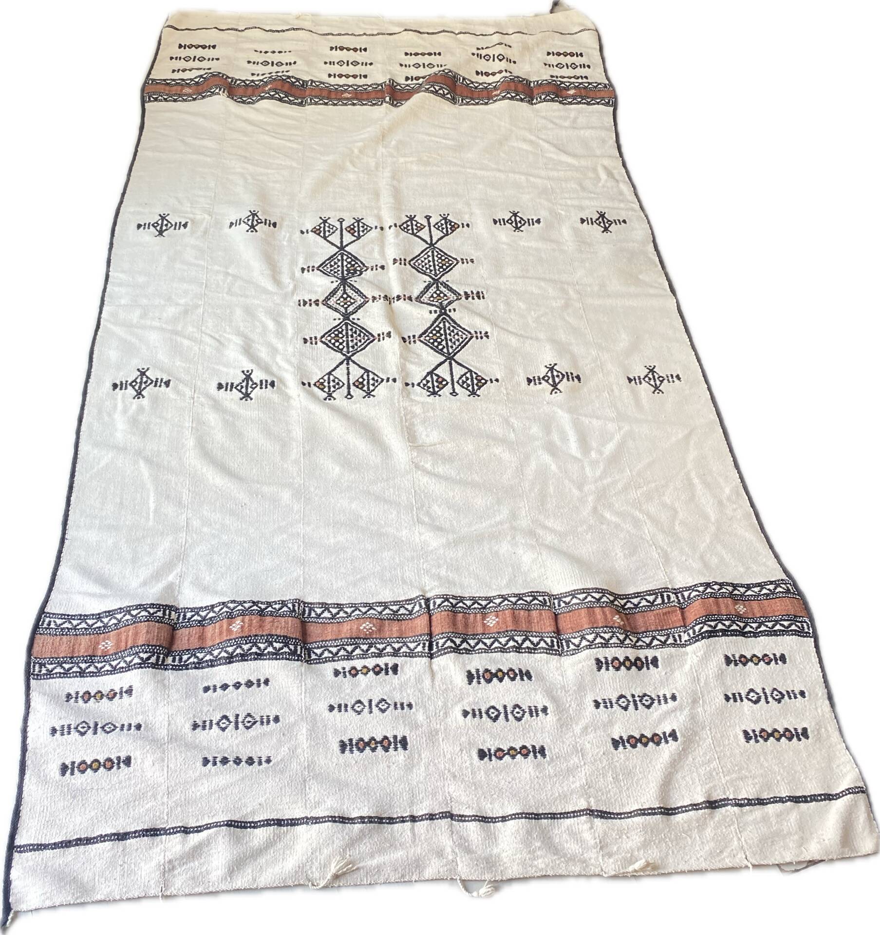 Cuverture plaid antique peul