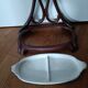Enamelled cast iron umbrella door art deco