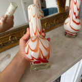 Opaline soliflore vase in the 70s