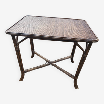Bamboo and rattan table 1900